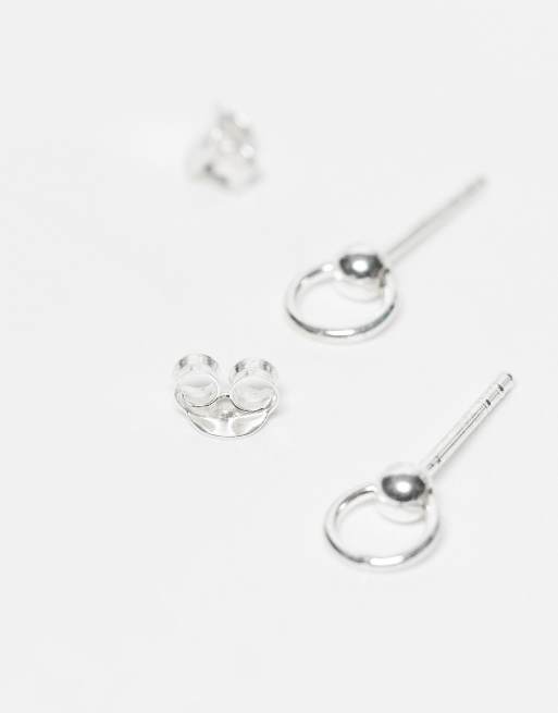 Kingsley Ryan - Ronde oorknopjes van sterling zilver, 3 van 3