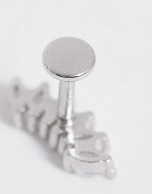 Kingsley Ryan – Silverfärgad piercing med flera stenar, 2 av 3