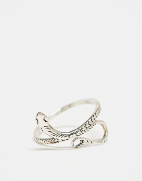 Kingsley Ryan snake ring in sterling silver - view 1