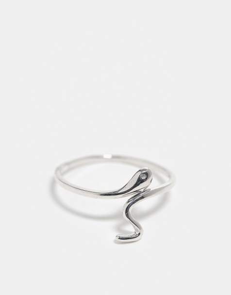 Kingsley Ryan snake ring in sterling silver - view 1
