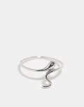 [Kingsley Ryan] Kingsley Ryan snake ring in sterling silver S Silver