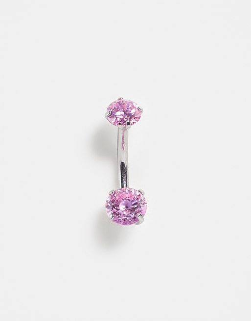 Pink hot sale belly bar