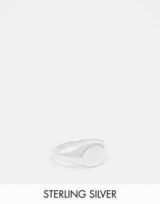 Kingsley Ryan Kingsley Ryan sterling silver 9mm signet ring in silver
