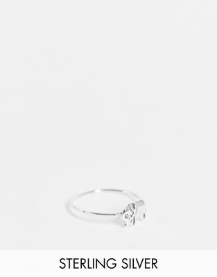 Kingsley Ryan sterling silver elephant ring