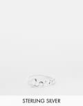[Kingsley Ryan] Kingsley Ryan sterling silver love ring Q Silver