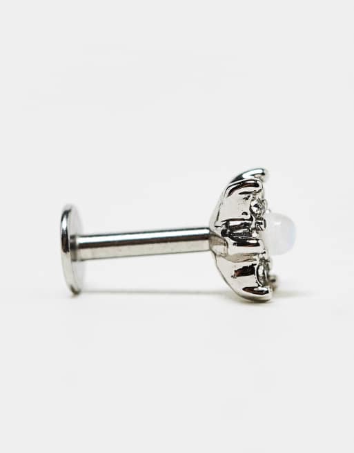 Sterling silver labret shop