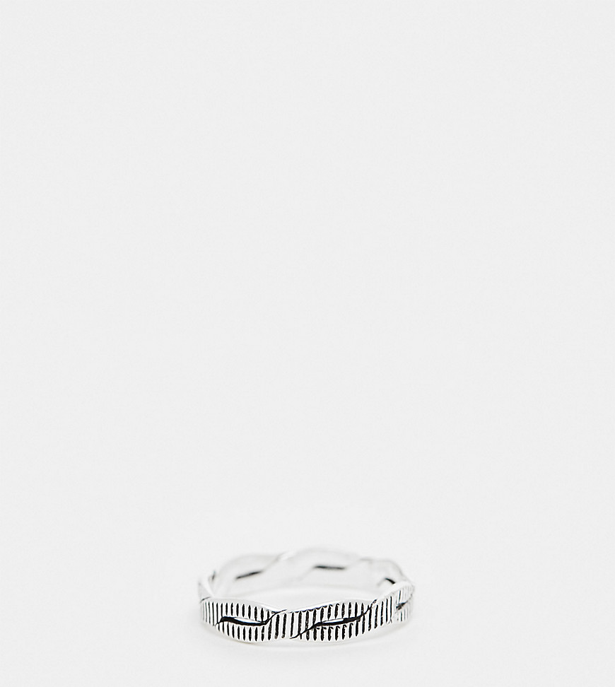 Kingsley Ryan sterling silver overlapping ring in silver