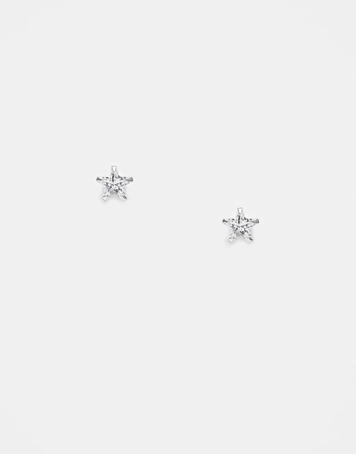 Kingsley Ryan - Stervormige oorknopjes met zirkonia in sterling zilver
