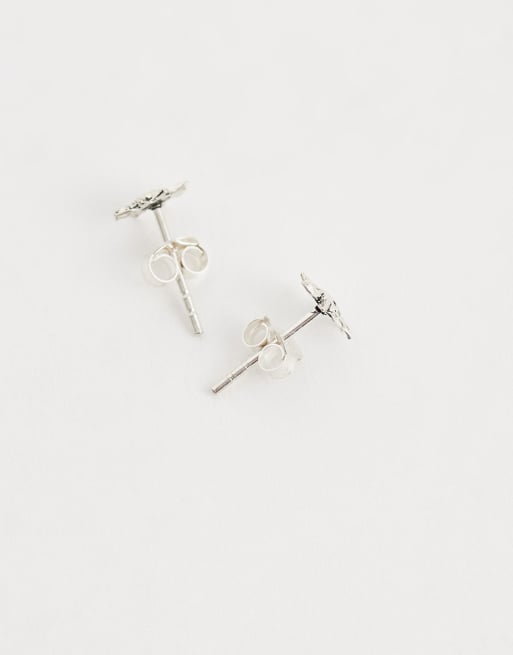 Kingsley Ryan – Stiftörhängen i sterlingsilver med soldesign, 3 av 4