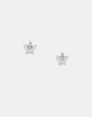 Kingsley Ryan – Stiftörhängen med stjärnor och strass i sterlingsilver - view 1