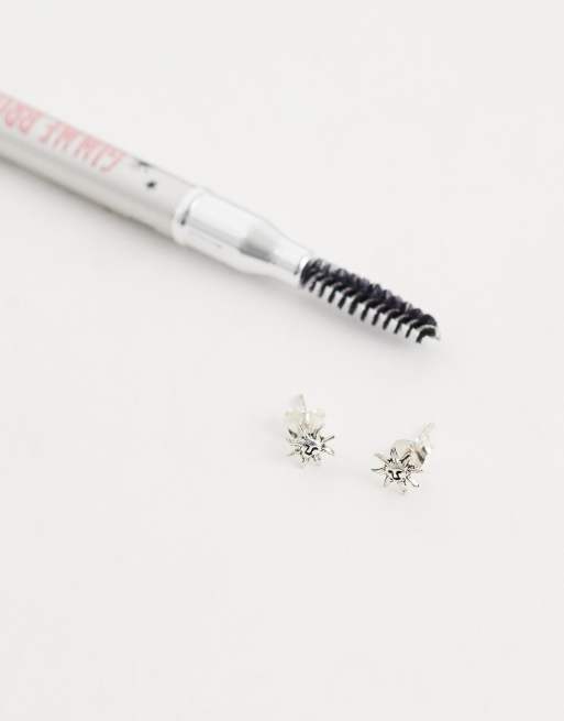 Kingsley Ryan sun studs in sterling silver, 2 of 4