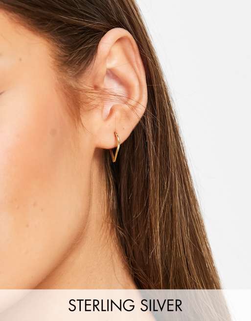 Teardrop Hoop Earrings