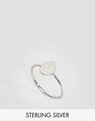 Kingsley Ryan - Teardrop-ring van echt zilver