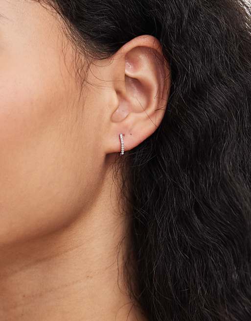 HEXAGON CRYSTAL HOOPS HEXAGON CRYSTAL HOOPS