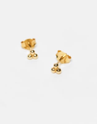Kingsley Ryan Triple Ball Stud Earrings