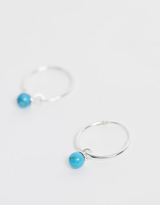 turquoise sterling earrings