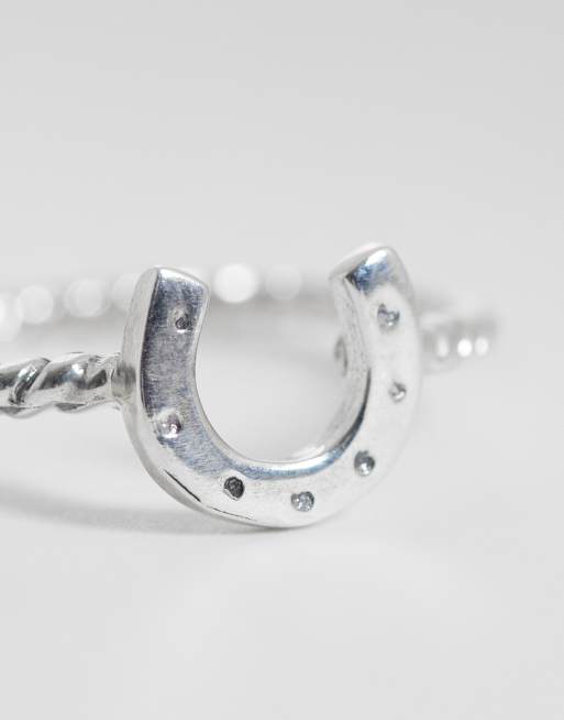 Kingsley Ryan – Twist-Ring aus Sterlingsilber mit Hufeisen-Design, 2 von 3