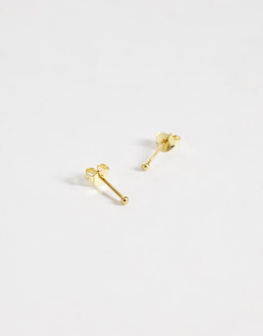 Kingsley Ryan - Vergulde bolvormige oorknopjes van 1,5mm, 4 van 4