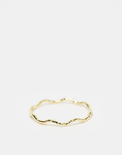 Kingsley Ryan - Vergulde gedraaide golvende ring