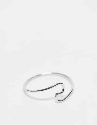 Kingsley Ryan Kingsley Ryan wave ring in sterling silver