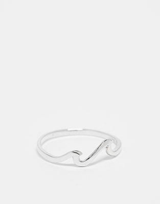 Kingsley Ryan Kingsley Ryan wave ring in sterling silver