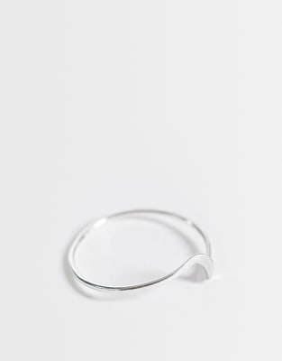 Kingsley Ryan Wave Ring In Silver
