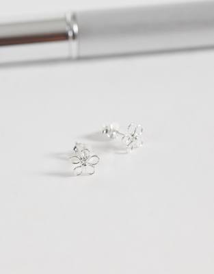 Kingsley Ryan Wire Daisy Stud Earrings In Pattern