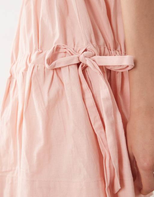 Kiss The Sky - Daydream - Robe courte à manches bouffantes - Rose, 4 de 4
