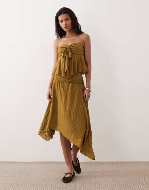 Kiss The Sky juniper co-ord in olive green - view 1