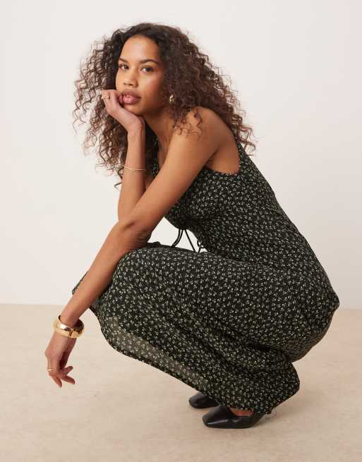 kiss the sky maxi dress Kiss The Sky - Floral Maxi Dress - Women - Polyester - 2 US