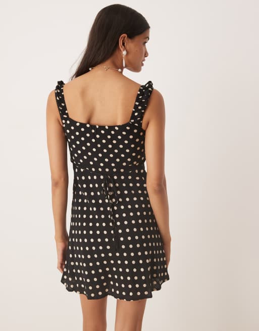 knee length dresses for ladies Shop The Stylish Zoe Mini Dress in Black main image 0