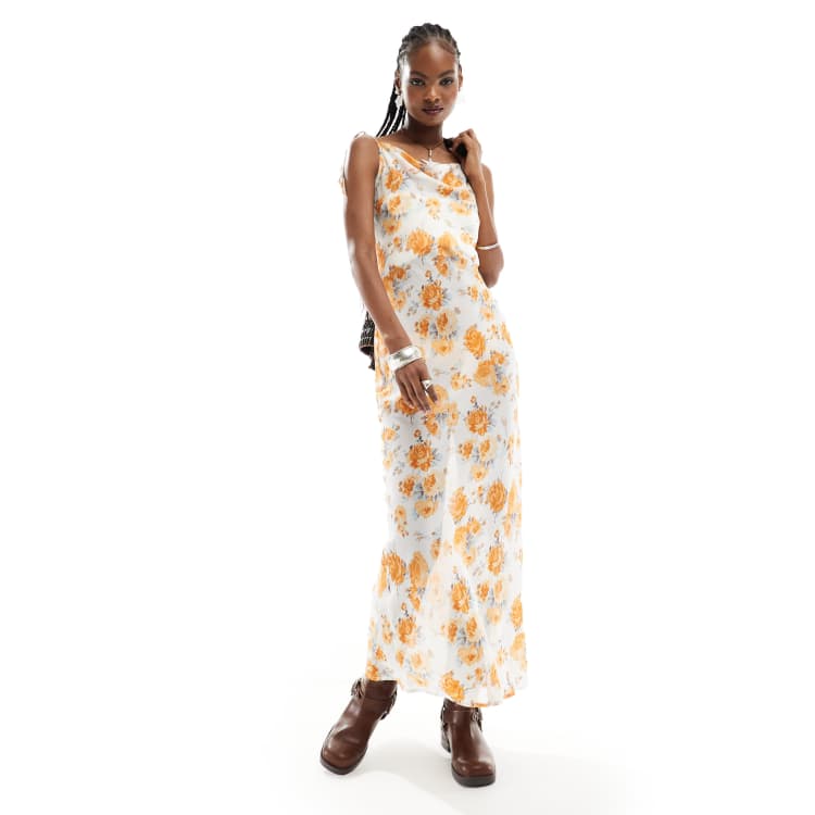 acka all sheer flower dress（beige） Acka all sheer flower dress beige