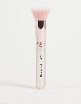 фото Кисть для тонального крема revolution create buff & blend foundation brush r27-бесцветный