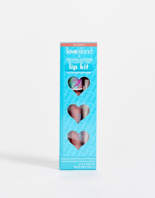 Kit de labios Coupled Up de Revolution x Love Island: Tono Islander