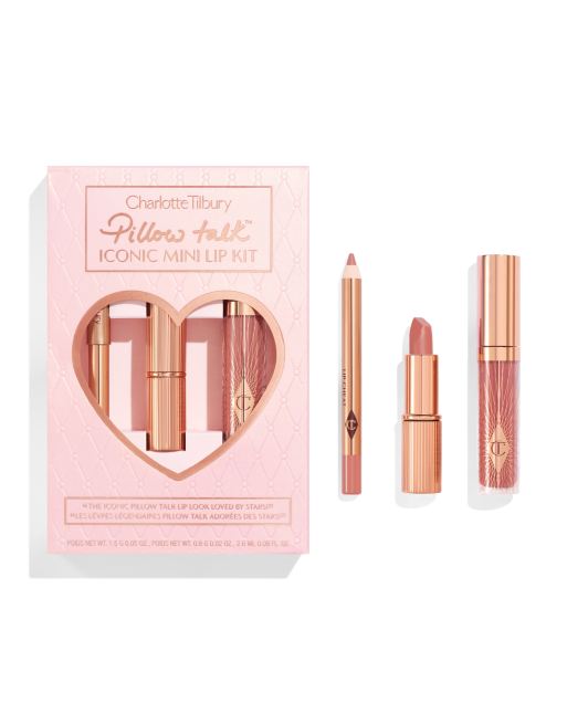 Kit de maquillaje de tamaño viaje Pillow Talk Iconic de Charlotte Tilbury