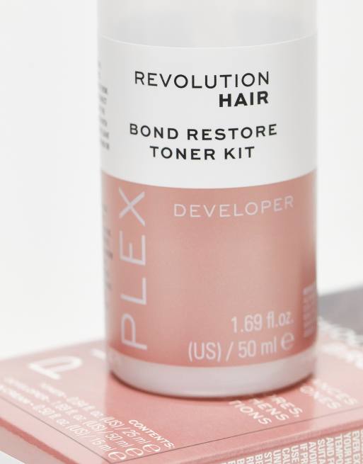 Kit para el cuidado del cabello Plex Bond Restore Toner de Revolution Haircare: Tono Chocolate, 2 de 4
