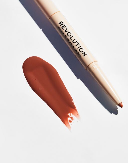 Kit para labios Lip Shape de Revolution: Tono Chauffeur Nude, 3 de 4