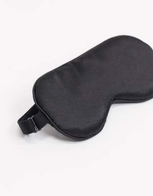 Kitsch Adjustable Satin Eye Mask - Black