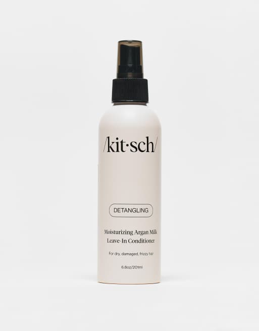 Kitsch - Après-shampooing hydratant sans rinçage au lait d'argan