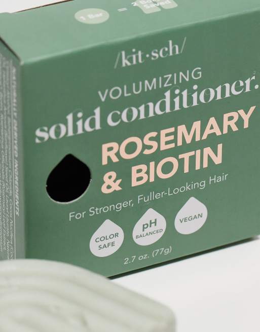 Kitsch - Balsamo solido volumizzante con rosmarino e biotina 77 g, 3 di 4