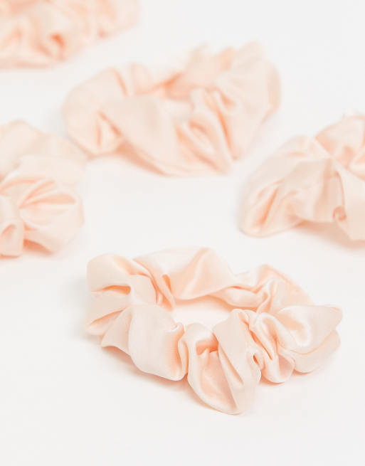 Kitsch Blush Satin Sleep Scrunchies - 5 Pack, 2 of 4