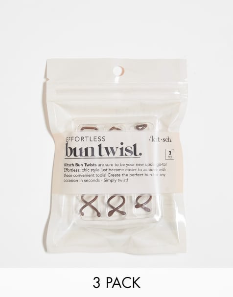 Kitsch Brown Bun Twist 3 Pack - view 1