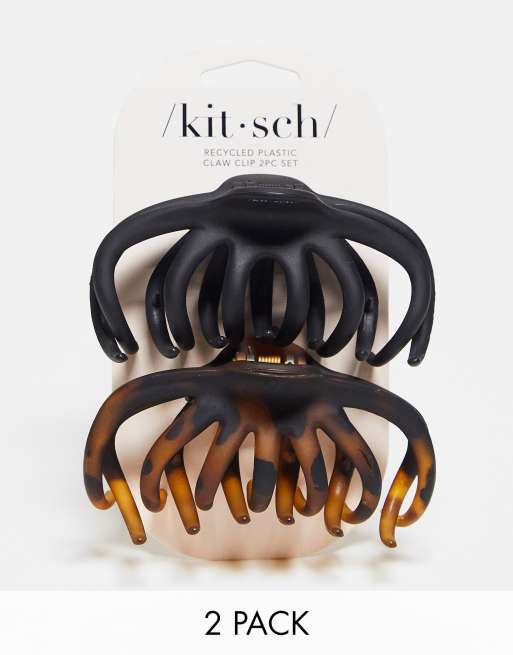 Kitsch - Confezione da 2 pinze per capelli a polipo