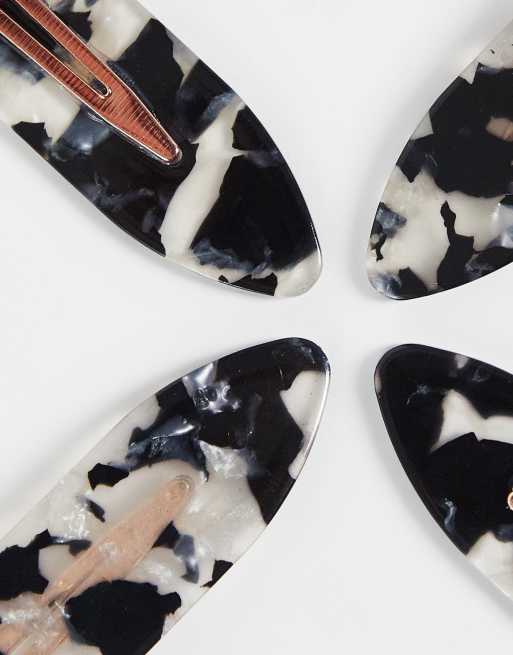 Kitsch Creaseless Clips 4 Pack - Terrazzo, 4 of 4