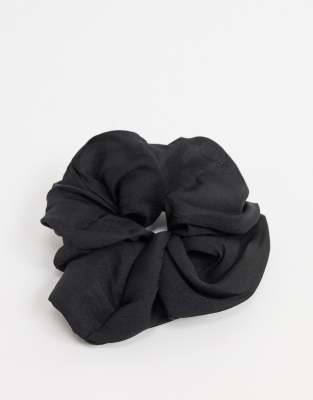 KITSCH DINNER SCRUNCHIE - BLACK-NO COLOR