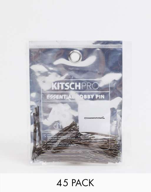 Kitsch - Essential Bobby Pin - Lot de 45 épingles à cheveux - Écaille de tortue