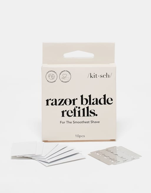 Kitsch – Extra rakblad - Set med 10