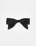 [Kitsch] Kitsch Fabric Bow Hair Clip 1 Pack - Black-No colour No Size No colour