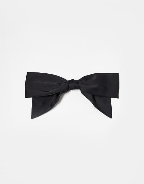 Kitsch – Haarspange mit Schleife aus Stoff in Schwarz im 1er-Pack - view 1