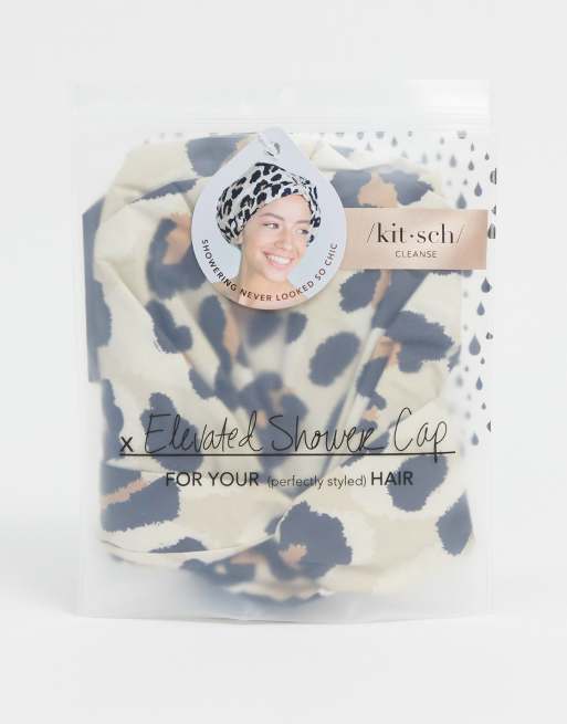 Kitsch Luxe Shower Cap Leopard ASOS